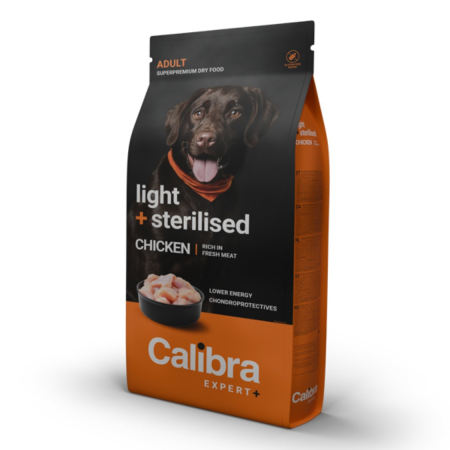 campanie royal saci adult - Hrana uscata caini, Calibra Dog Expert+ Adult Light & Sterilised Chicken 12 kg