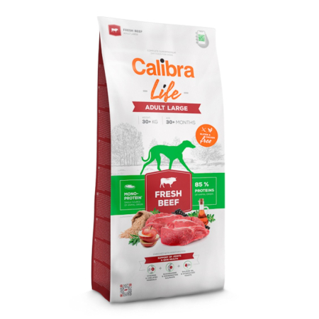 campanie royal saci adult - Hrana uscata caini, Calibra Dog Life Adult Large Fresh Beef 2,5 kg