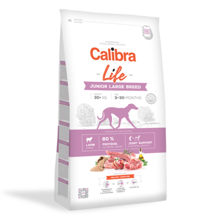 campanie royal saci adult - Hrana uscata caini, Calibra Dog Life Junior Large Breed Lamb 12 kg