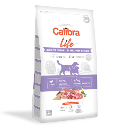 campanie royal saci adult - Hrana uscata caini, Calibra Dog Life Junior Small & Medium Breed Lamb 12 kg