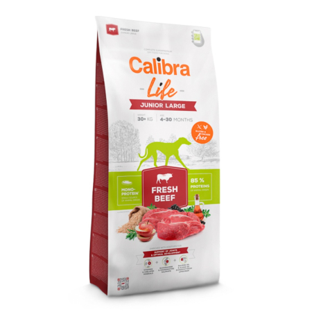 campanie royal saci adult - Hrana uscata caini, Calibra Dog Life Junior Large Fresh Beef 2,5 kg