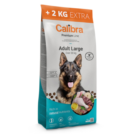 campanie royal saci adult - Hrana uscata caini, Calibra Dog Premium Line Adult Large 12+2 kg