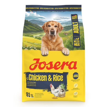 Hrana Uscata Caini - Hrana uscata caini, Josera Medi/Maxi Adult Chicken & Rice 3 kg