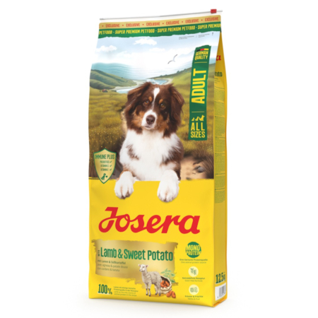 Hrana Uscata Caini - Hrana uscata caini, Josera Adult with Lamb & Sweet Potato 12,5 kg