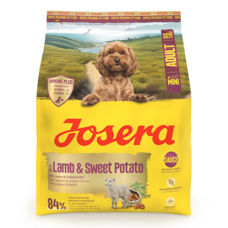 Hrana Uscata Caini - Hrana uscata caini, Josera Mini Adult with Lamb & Sweet Potato 5x900 g