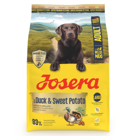 Hrana Uscata Caini - Hrana uscata caini, Josera Medi/Maxi Duck & Sweet Potato 3 kg
