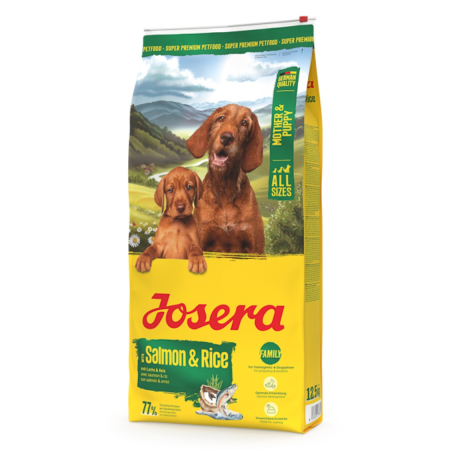 Hrana Uscata Caini - Hrana uscata caini, Josera Mother & Puppy with Salmon & Rice 12,5 kg (Josera Family Plus)