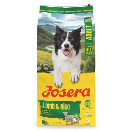 Hrana Uscata Caini - Hrana uscata caini, Josera Adult with Lamb & Rice 12,5 kg