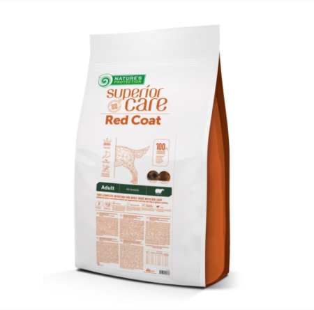 Hrana Uscata Caini - Hrana uscata caini, Superior Care Red Coat Grain Free Adult All Breed cu Miel 10 kg