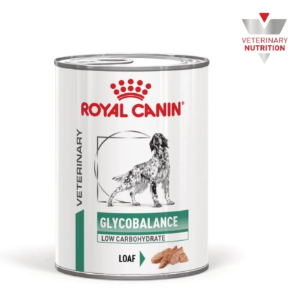 Diete veterinare caini - Hrana Umeda Diabetic Royal Canin Glycobalance  Dog, 410 g