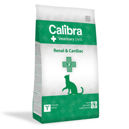 Pisici - Hrana uscata dietetica pentru pisici Calibra VD Cat Renal & Cardiac 2 kg
