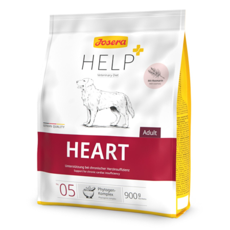 Diete veterinare caini - Hrana uscata Josera Help Heart Dog Dry 900 g