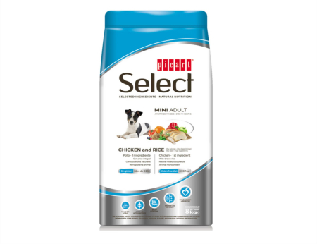 Caini - Hrana uscata pentru caini Select Adult Mini, Pui si Orez, 8 kg