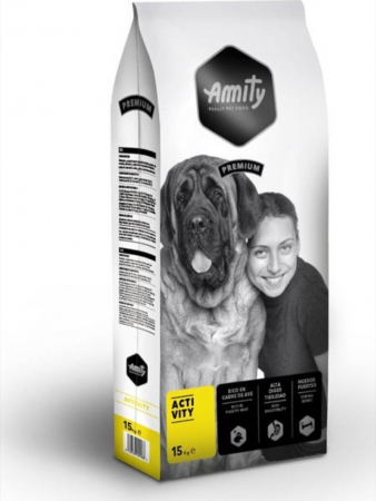 Caini - Hrana uscata pentru caini Amity Premium Adult, Activity 15 kg