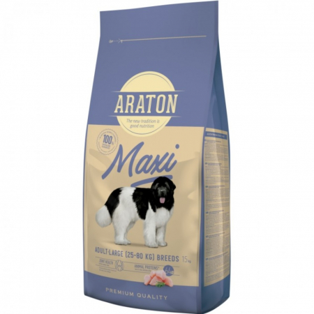 Hrana Uscata Caini - Hrana Uscata pentru caini ARATON Dog Adult Maxi 15 kg