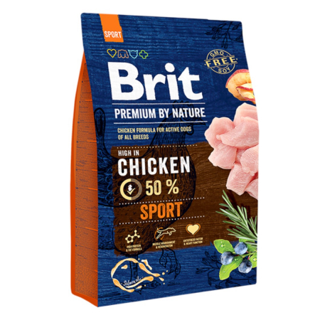 Caini - Hrana uscata pentru caini Brit Premium by Nature Sport 3 kg