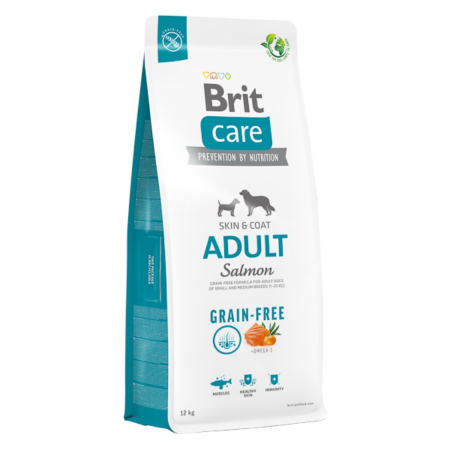 Hrana Uscata Caini - Brit Care Grain Free Dog Adult cu somon si cartofi 12 kg