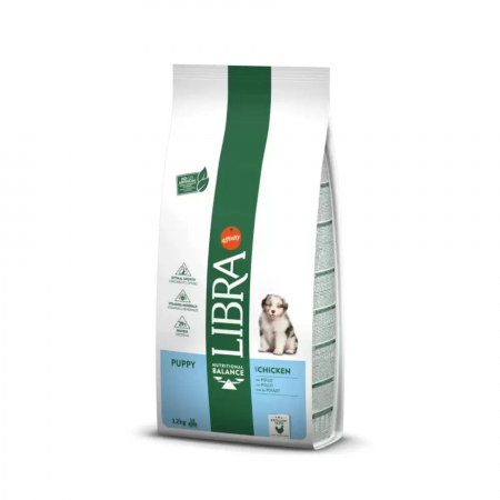 Hrana Uscata Caini - Hrana Uscata pentru caini Libra Puppy cu Pui 12 kg