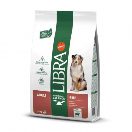 Hrana Uscata Caini - Hrana Uscata pentru caini Libra Adult Vita 14 kg