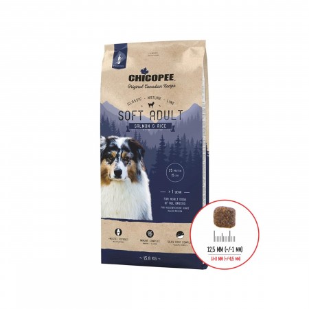 Hrana Umeda Caini - Hrana uscata pentru caini super premium CHICOPEE CNL Soft Adult Salmon&Rice 2kg