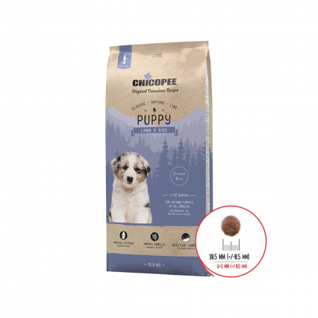Caini - Hrana uscata pentru caini super premium CHICOPEE CNL Puppy Lamb&Rice 2kg