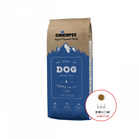 Hrana Umeda Caini - Hrana uscata pentru caini super premium CHICOPEE PNL Puppy Lamb&Rice 20kg