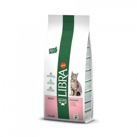 Hrana Uscata Pisici - Hrana Uscata pentru pisici adulte Libra cu Somon 12 kg