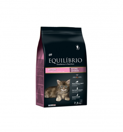 Hrana Uscata Pisici - Hrana uscata pentru pisici Equilibrio Kitten 7.5 kg