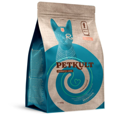 Hrana Uscata Pisici - Hrana uscata Petkult Probiotic Care Sensitive pentru pisici cu Somon 2 kg