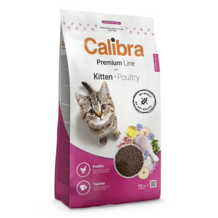 campanie royal saci adult - Hrana uscata pisici, Calibra Cat Premium Line Kitten Poultry 2 kg