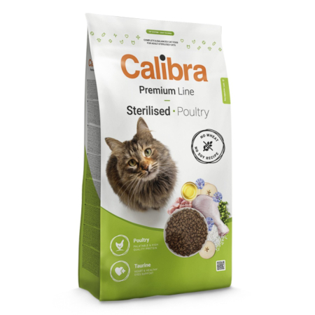 campanie royal saci adult - Hrana uscata pisici, Calibra Cat Premium Line Sterilised Poultry 2 kg