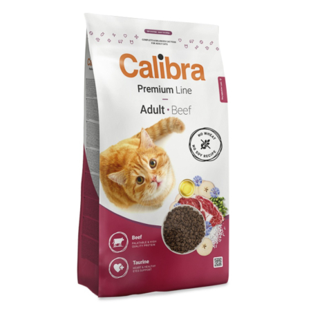 campanie royal saci adult - Hrana uscata pisici, Calibra Cat Premium Line Adult Beef 2 kg