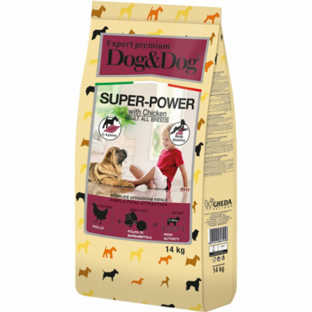 Hrana Uscata Caini - Hrana uscata pentru caini Dog&Dog Expert Premium Ingrijire Crestere musculara 14kg