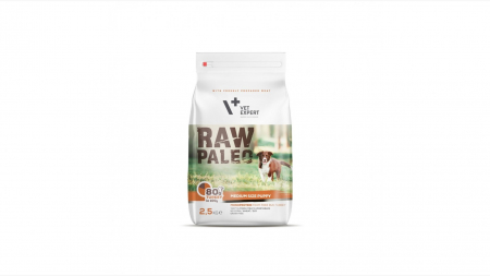 Caini - Hrana Uscata, RAW PALEO Medium Puppy 2.5 kg