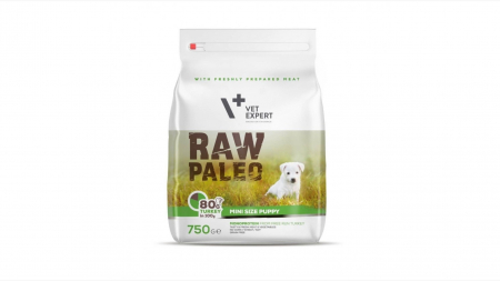 Caini - Hrana Uscata, Raw Paleo Mini Puppy 750 g