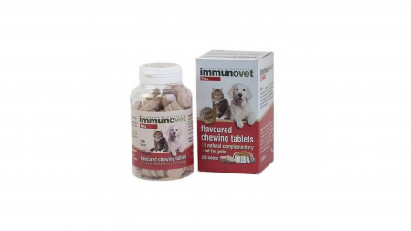Suplimente nutritive, vitamine - ImmunoVet supliment nutritiv natural pentru caini si pisici, 100 tablete
