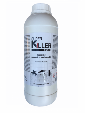 Insecticid Gandaci - Insecticid Super Killer 25T - EC, 1000 ml