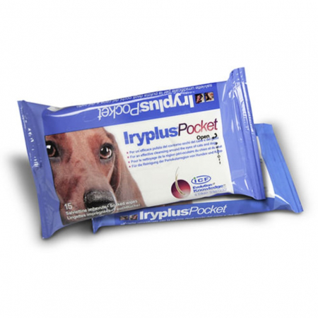 Pisici - Iryplus Pocket, pachet x 20 servetele umede pentru caini si pisici