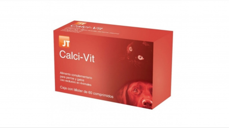 Suplimente nutritive, vitamine - JT- CALCI-VIT pentru caini si pisici, 60 TABLETE