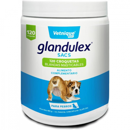 Caini - JT - GLANDULEX SACS 120 Tablete masticabile