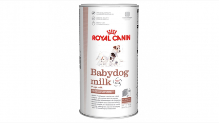 Caini - Royal Canin Babydog Milk, Lapte praf pentru catei, biberon si tetina inclusa - 400 g