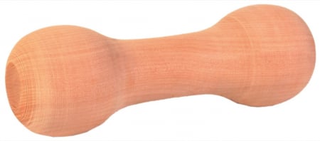Caini - Jucarie Aport Lemn in forma de os 250 g - 21 cm