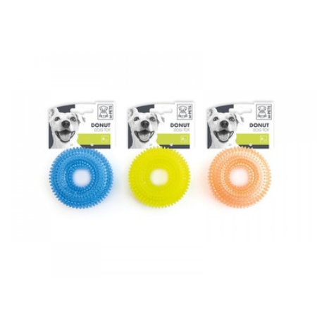 Caini - Gogoasa din cauciuc moale pentru caini, DONUT M-PETS, Ø 6.7 cm