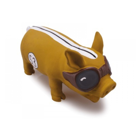 Jucarie din cauciuc moale, forma de porc, pentru caini, M-PETS GILMORE, 20x8x10 cm [1]