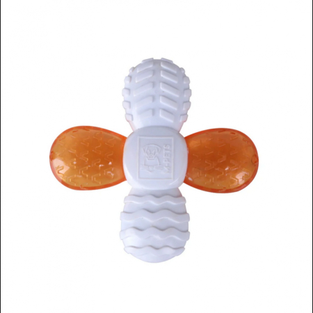 Caini - Jucărie YUMMY cu aromă de bacon - Tip 1, 2,8 x 12,8 x 2,6 cm