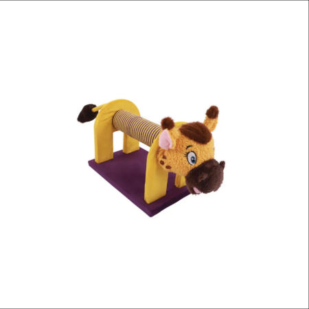 Pisici - Ansamblu MASCARADE Cat Scratcher – Giraffe – scratcher colorat pentru pisici 53.5 x 18.5 x 23 cm