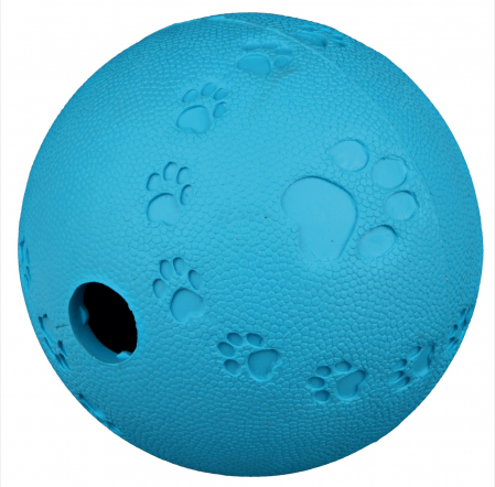 Caini - Jucarie Minge Cauciuc Natural cu Labirint 9 cm