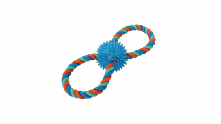 Caini - Jucarie din sfoara si cauciuc termoplastic, Mon Petit Ami, 30 cm