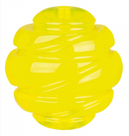 Caini - Jucarie Sporting Ball Plutitor Tps 8 Cm Galben