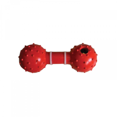 Caini - Jucarie pentru caini, Gantera cu clopotel WonPet, 14 cm